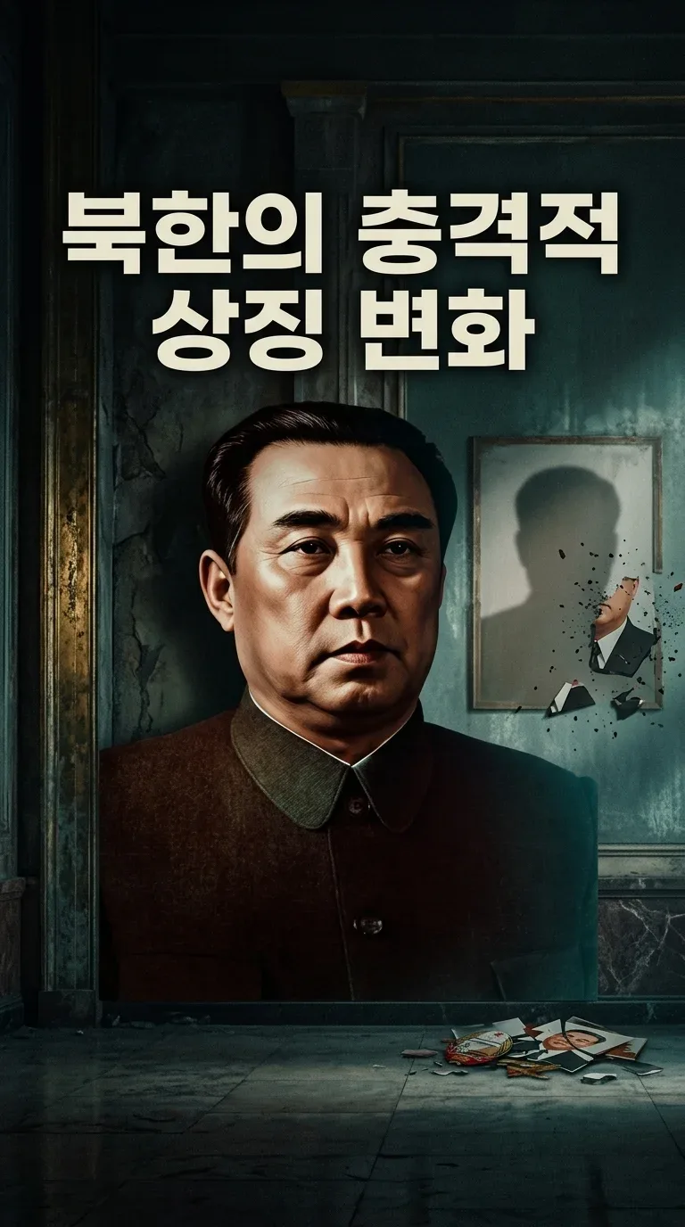 북한의 상징이 바뀌었다? 선대 초상화가 사라진 이유